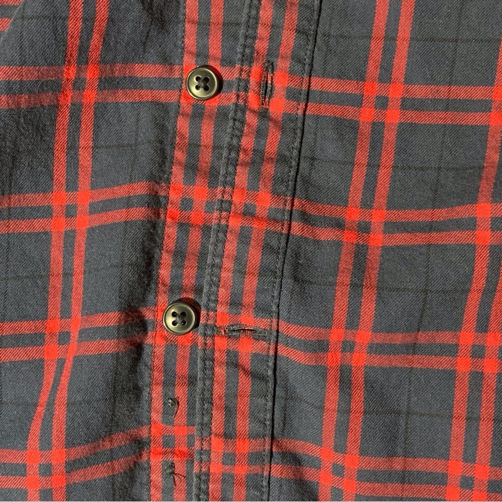 Byford Red & Blue Plaid Button Down Shirt - Picture 11 of 11